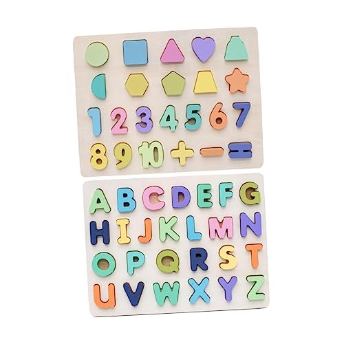 Supvox 2Sätze Hölzerne Bausteine Puzzle Frühes Lernspielzeug Für Jahre Und Pädagogisches Für Kleinkinder Supvox 2Sätze Hölzerne Bausteine Puzzle Frühes Lernspielzeug Für Jahre Und Pädagogisches Für Kleinkinder von Supvox