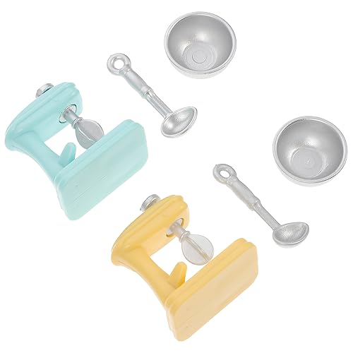 Supvox 2Sätze Mini Mixer Teiliges Küchenspielzeug Für Realistische Küchenmöbel Für Puppenhäuser Fördert Kreativität Und Lernfähigkeiten Für Zuhause Und Spielzimmer von Supvox