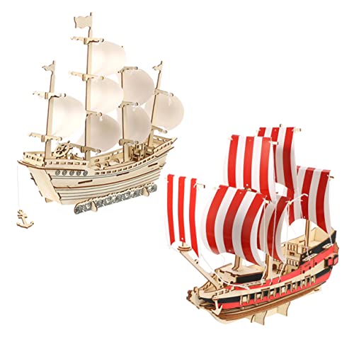Supvox 2Sätze Segelboot Puzzle DIY Holzspielzeug Für Erwachsene Kreatives Modellspielzeug Fantasie Und Kreativität Teiliges Aus Hochwertigem Holz Supvox 2Sätze Segelboot Puzzle DIY Holzspielzeug Für Erwachsene Kreatives Modellspielzeug Fantasie Und Kreativität Teiliges Aus Hochwertigem Holz von Supvox