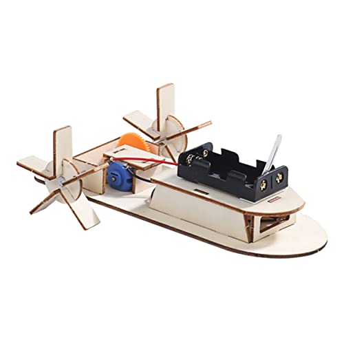 Supvox 2Stücke DIY Holzbootmodell Für Handgefertigtes Puzzle Kreativität Und Wissenschaftsverständnis Experimentierset Für Junge von Supvox