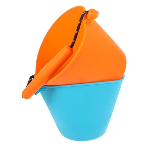 Supvox 2Stücke Faltbare Strandeimer aus Silikon für Multifunktionale Sand und Wassereimer und Strandspielzeug für Kreative Supvox 2Stücke Faltbare Strandeimer aus Silikon für Multifunktionale Sand und Wassereimer und Strandspielzeug für Kreative von Supvox