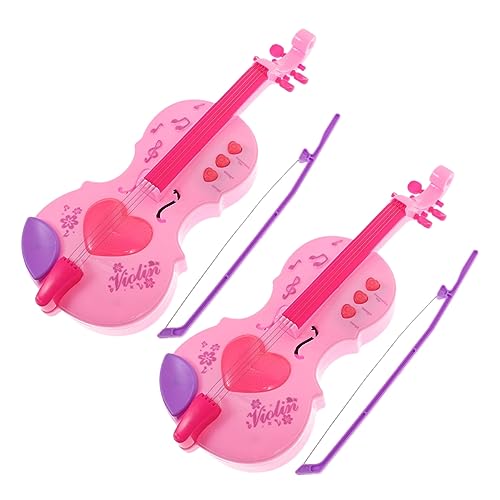 Supvox 2Stücke Geigen Für Kreatives Musikinstrument Musikinteresse Und Motorischen Fähigkeiten Anfänger Geigenspielzeug Aus Langlebigem Supvox 2Stücke Geigen Für Kreatives Musikinstrument Musikinteresse Und Motorischen Fähigkeiten Anfänger Geigenspielzeug Aus Langlebigem von Supvox