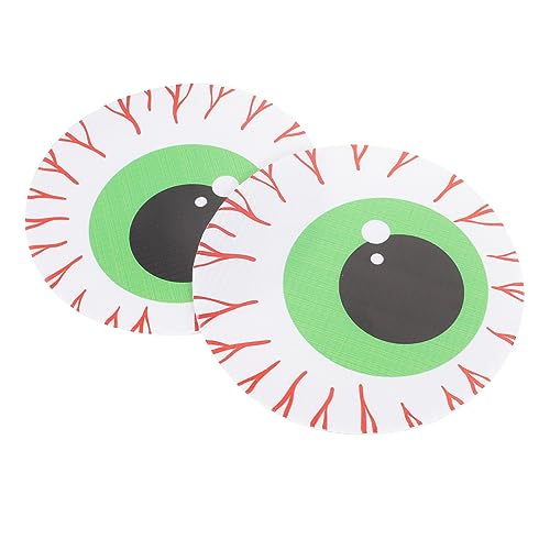 Supvox 2Stücke Halloween Eyeball Window Stickers Realistic Decorative Stickers for Spooky Home Decor for Halloween Parties and Decorations Supvox 2Stücke Halloween Eyeball Window Stickers Realistic Decorative Stickers for Spooky Home Decor for Halloween Parties and Decorations von Supvox