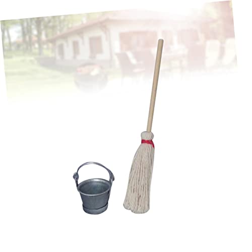 Supvox 2Stücke Handgefertigte Möbelaccessoires Für Miniaturhäuser Und Raumdekoration Mop Eimer Supvox 2Stücke Handgefertigte Möbelaccessoires Für Miniaturhäuser Und Raumdekoration Mop Eimer von Supvox