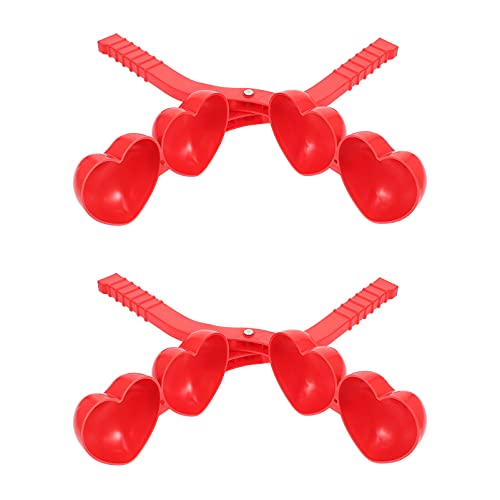 Supvox 2Stücke Herzförmige Clip Winterspielzeug Für Schneeschlachten Einfacher Maker Langlebiger Für Spaß Supvox 2Stücke Herzförmige Clip Winterspielzeug Für Schneeschlachten Einfacher Maker Langlebiger Für Spaß von Supvox