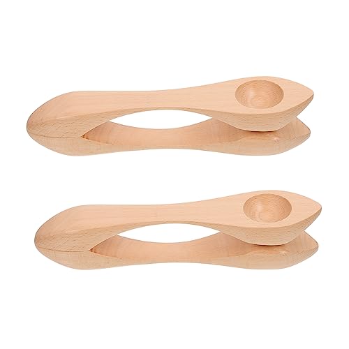 Supvox 2Stücke Holz Musiklöffel Für Teiliges Schlaginstrument Kreatives Musikinstrument Für Kindergarten Und Zuhause Hochwertige Verarbeitung Sicher Und Vielseitig Einsetzbar von Supvox