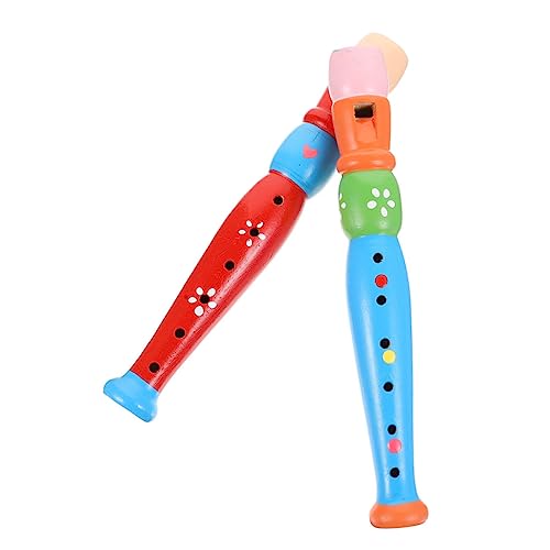 Supvox 2Stücke Holzflöte Für Design Recorderinstrument Musikalität Und Fingerfertigkeit von Supvox