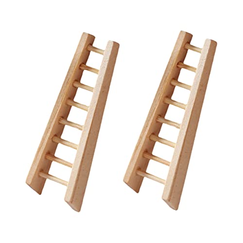 Supvox 2Stücke Holzleiter Dekorative Treppe Für Puppenhäuser Und Miniaturgärten Aus Langlebigem Holz DIY Projekte Und Landschaftsdesigns Supvox 2Stücke Holzleiter Dekorative Treppe Für Puppenhäuser Und Miniaturgärten Aus Langlebigem Holz DIY Projekte Und Landschaftsdesigns von Supvox