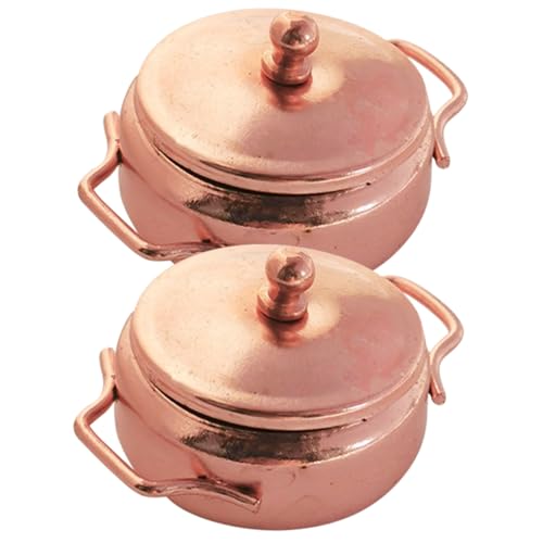 Supvox 2Stücke Kochgeschirr Für Puppenhäuser Dekorative Eintöpfe Aus Verarbeitet Für DIY Mini Hausküchen Langlebige Modelle Für Kreative Spielwelten Supvox 2Stücke Kochgeschirr Für Puppenhäuser Dekorative Eintöpfe Aus Verarbeitet Für DIY Mini Hausküchen Langlebige Modelle Für Kreative Spielwelten von Supvox