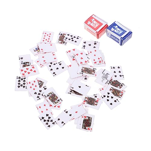 Supvox 2Stücke Kreative Brettspielkarten Für Erwachsene Spielkarten Im Zufälligen Stil Für Puppenhaus Home Bar Und Büro Supvox 2Stücke Kreative Brettspielkarten Für Erwachsene Spielkarten Im Zufälligen Stil Für Puppenhaus Home Bar Und Büro von Supvox