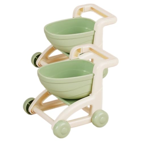Supvox 2Stücke Mini Einkaufswagen Für Kleinkinder Mit Einkaufswagen Für Rollenspiele Und Kreative Fördert Die Eltern Junge Mädchen Beziehung von Supvox