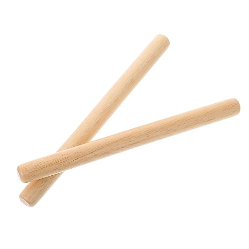 Supvox 2Stücke Musik Sticks Pädagogische Aus Hochwertigem Für Kreatives Und Rhythmusentwicklung Bildungswerkzeug Für Vorschulalter von Supvox