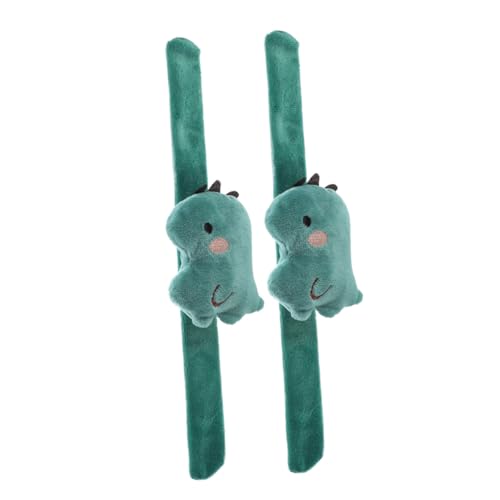Supvox 2Stücke Niedliche Dinosaurier Schlagarmbänder Cartoon Stofftier Armbänder Perfektes Geburtstagsgeschenk Und Partyzubehör Für Kompakt Und Leicht Hochwertigem von Supvox