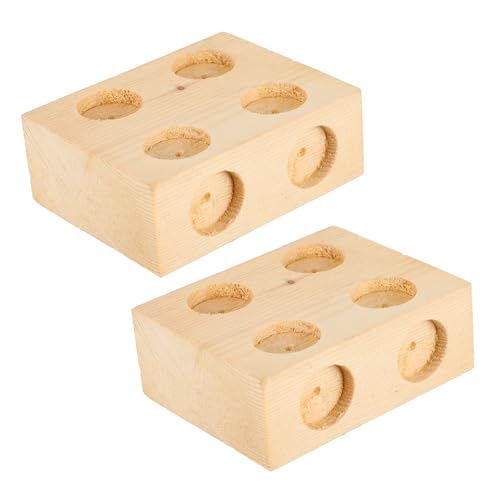 Supvox 2Stücke Physik Experiment Tool Holzblock Reibungsblock Für Trolley Pisten Lehrmittel Für Schule Und Labor Für Physikalische Experimente von Supvox