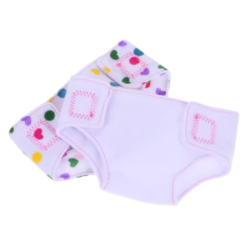 Supvox 2Stücke Puppenwindeln aus Verstellbare Unterwäsche für Babypuppen Wiederverwendbare Toilettenwindeln für Puppen Zubehör für Rollenspiele Supvox 2Stücke Puppenwindeln aus Verstellbare Unterwäsche für Babypuppen Wiederverwendbare Toilettenwindeln für Puppen Zubehör für Rollenspiele von Supvox