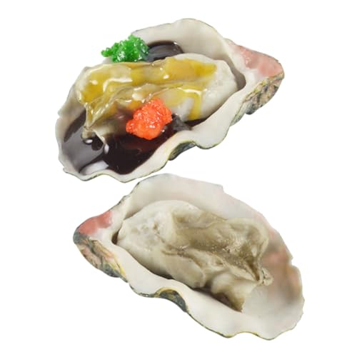 Supvox 2Stücke Realistische Kunstmuscheln Auster Lebensmittelmodell für Kinderküche Essenssets Deko für Partys und Veranstaltungen Langlebig und Leicht zu Reinigen Material Supvox 2Stücke Realistische Kunstmuscheln Auster Lebensmittelmodell für Kinderküche Essenssets Deko für Partys und Veranstaltungen Langlebig und Leicht zu Reinigen Material von Supvox