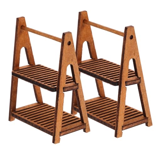 Supvox 2Stücke Regal Für Puppenhaus Doppelschichtige Regale Für Brot Für Fotografie Modelle Und Kreative Szenen Hochwertiges Regalspielzeug Supvox 2Stücke Regal Für Puppenhaus Doppelschichtige Regale Für Brot Für Fotografie Modelle Und Kreative Szenen Hochwertiges Regalspielzeug von Supvox