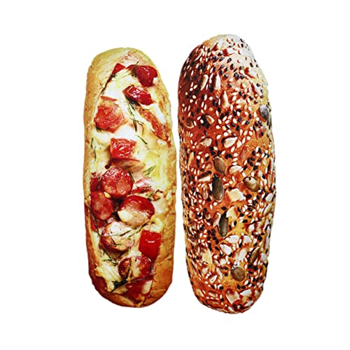 Supvox 2Stücke Simulierte Brotkissen Kreative Plüschkissen Wurfkissen Aus Butter Ham Brot Dekoration Supvox 2Stücke Simulierte Brotkissen Kreative Plüschkissen Wurfkissen Aus Butter Ham Brot Dekoration von Supvox