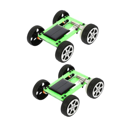 Supvox 2 Stück Selbstgemacht Solarauto Kit für Kinder Stem Spielzeug Technische Experimente Grünen Pädagogisches Ingenieurskit von Supvox