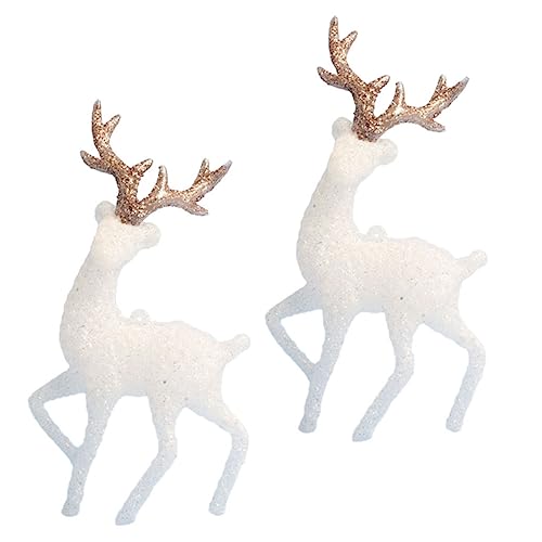 Supvox 2Stücke Weihnachtsdekoration Mit Glänzenden Hirsch Miniaturen Handgefertigte Kuchendekoration Für Festliche Anlässe Und Kreative Bastelprojekte Supvox 2Stücke Weihnachtsdekoration Mit Glänzenden Hirsch Miniaturen Handgefertigte Kuchendekoration Für Festliche Anlässe Und Kreative Bastelprojekte von Supvox