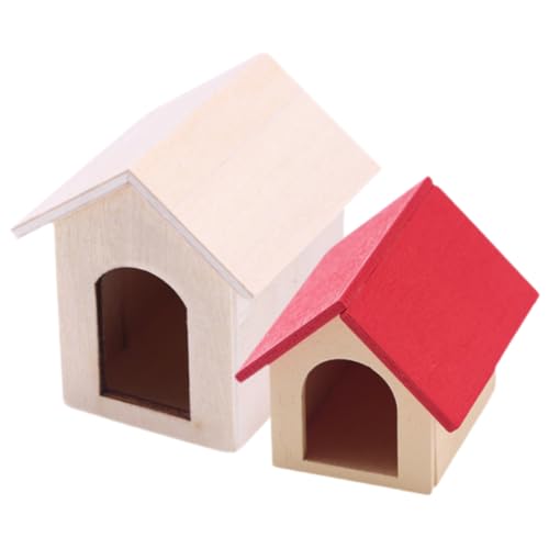 Supvox 2Stücke Zwinger Puppenhaus Für Kreatives Leichtes Design Deko Und Und Naturfarben von Supvox