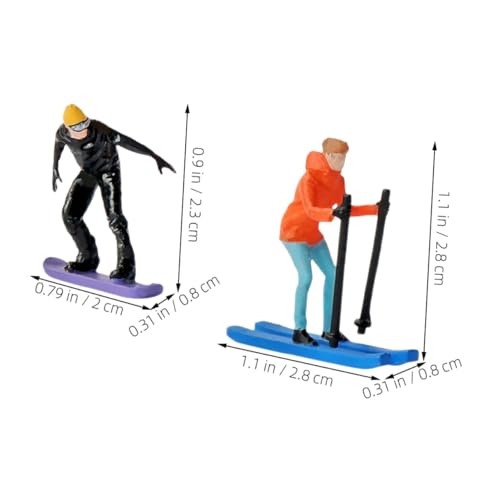 Supvox 2stücke Miniatur Skifahrer Figur Maßstab Für Dioramen Skimodelle Miniaturmenschen Ski Zubehör Für Modellbau Supvox 2stücke Miniatur Skifahrer Figur Maßstab Für Dioramen Skimodelle Miniaturmenschen Ski Zubehör Für Modellbau von Supvox