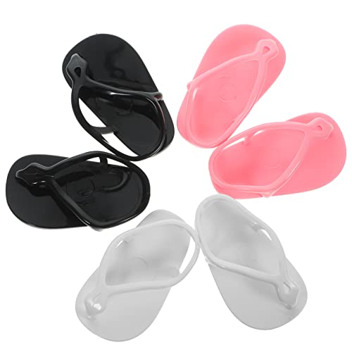 Supvox 3 Paare Puppen-flip-Flops Dekorativer Kleiner Slipper Kreative Minischuhe Verschleißfeste Schuhe Kreatives Schuhspielzeug Minischuhe Für Bastelpuppenschuhe Plastik Supvox 3 Paare Puppen-flip-Flops Dekorativer Kleiner Slipper Kreative Minischuhe Verschleißfeste Schuhe Kreatives Schuhspielzeug Minischuhe Für Bastelpuppenschuhe Plastik von Supvox