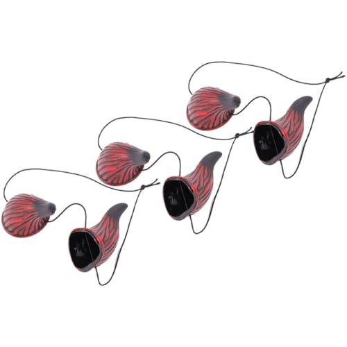 Supvox 3 Paare Teufelsohren Haarband mit Ox Horn Design Elastische Kopfbedeckungen für Halloween Partys und Kostüme für Damen Langlebig und Auffällig von Supvox