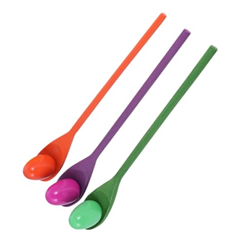 Supvox 3 Sätze Balancierstäbe aus Holz Robustes Egg Spoon für Sensorische Trainingsspiele Geeignet für Outdoor-Spiele Zufällige Farben für Familienpicknick und Supvox 3 Sätze Balancierstäbe aus Holz Robustes Egg Spoon für Sensorische Trainingsspiele Geeignet für Outdoor-Spiele Zufällige Farben für Familienpicknick und von Supvox