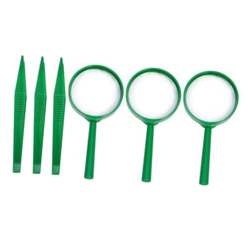 Supvox 3 Sätze Beobachtungsset mit Handlupe und Pinzette Robustes Kunststoff Material Leicht und Sicher Pädagogisches Outdoor für Naturerkundung von Mädchen und Jungen Supvox 3 Sätze Beobachtungsset mit Handlupe und Pinzette Robustes Kunststoff Material Leicht und Sicher Pädagogisches Outdoor für Naturerkundung von Mädchen und Jungen von Supvox