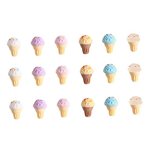 Supvox 3 Sätze Eismodell Creme Klein Essen Kuchen Deko Süßigkeiten Mini- Mini- - Modelle Mini-basteldekore Mini Schmücken Mini- -Ornament Harz von Supvox