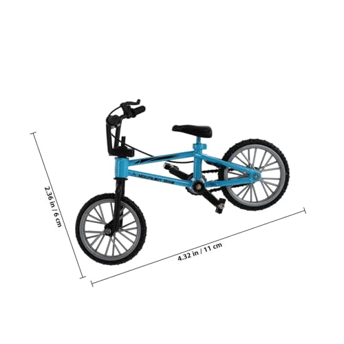 Supvox 3 Sätze Mini Finger Bikes für Bewegliche Räder und Pedale Schreibtisch Dekoration und Stressabbau Fördert Vorstellungskraft und Lernspaß von Supvox