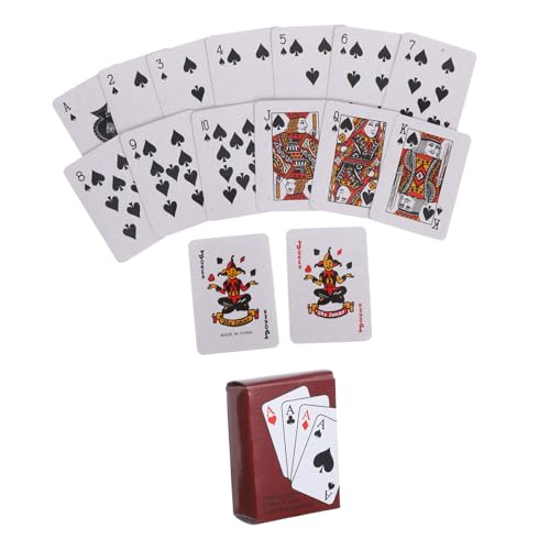 Supvox 3 Satz Kompakte Spielkarten für Reisen und Partys Unterhaltung für für Spiele und von Supvox