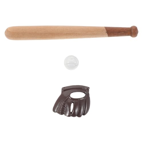 Supvox 3 Sets Miniatur-Baseball für Puppenhaus: Miniatur-Baseballschläger und -Handschuh für Puppenhaus – Winziges Softball-Zubehör für Sammler, Ausstellungs- und Bastelprojekte Supvox 3 Sets Miniatur-Baseball für Puppenhaus: Miniatur-Baseballschläger und -Handschuh für Puppenhaus – Winziges Softball-Zubehör für Sammler, Ausstellungs- und Bastelprojekte von Supvox