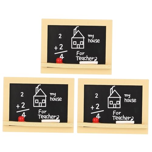 Supvox 3 Sets Puppenhaus Zubehör Möbel Mini Hausbedarf Mini Szenen Requisiten Kleines Ornament Kinderspielzeug Kleines Modell Miniatur Heimdekor Holz von Supvox