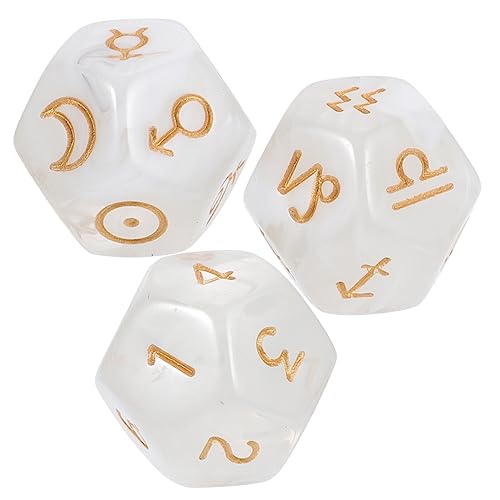 Supvox 3 Stck. Seitige Acrylwürfel für Brettspiele Polyhedral Dice für Matheunterricht und Tabletop Games für Rollenspiele Lernspiele und Familieninteraktionen Supvox 3 Stck. Seitige Acrylwürfel für Brettspiele Polyhedral Dice für Matheunterricht und Tabletop Games für Rollenspiele Lernspiele und Familieninteraktionen von Supvox