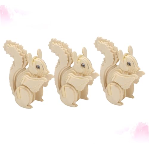 Supvox 3 Stück 3D Kleines Eichhörnchen -Puzzle 3D-Puzzles Für Holzpuzzles Für Holzpuzzle Für Jungen Kinderpuzzles Aus Holz Supvox 3 Stück 3D Kleines Eichhörnchen -Puzzle 3D-Puzzles Für Holzpuzzles Für Holzpuzzle Für Jungen Kinderpuzzles Aus Holz von Supvox