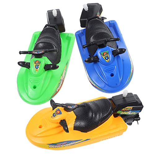 Supvox 3 Stück Badespielzeug aufziehen Schnellboot Badewannenboote für schwimmendes Badspielzeug Motorboot-Badewanne Windmotorboot Bootsspielzeuge Plastik Supvox 3 Stück Badespielzeug aufziehen Schnellboot Badewannenboote für schwimmendes Badspielzeug Motorboot-Badewanne Windmotorboot Bootsspielzeuge Plastik von Supvox