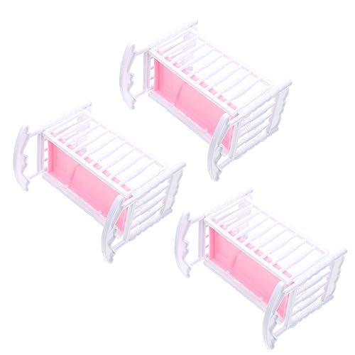 Supvox 3 Stück Doll Shaker Zubehör Mini House Prop Lernspielzeug Für Wiegenmodell Kinderspielzeug Interaktives Weiß Pp von Supvox
