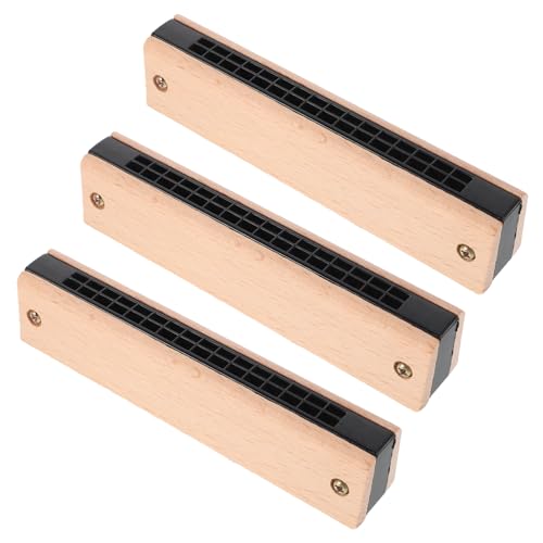 Supvox 3 Stück Doppelreihe Musik Lernspielzeug aus Buchenholz für Kreative DIY Projekte und Musikalische Früherziehung Supvox 3 Stück Doppelreihe Musik Lernspielzeug aus Buchenholz für Kreative DIY Projekte und Musikalische Früherziehung von Supvox
