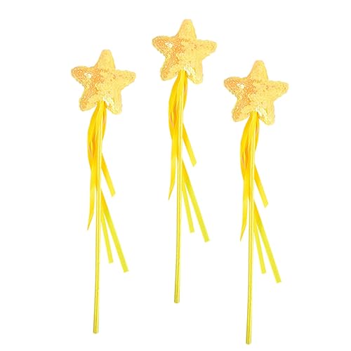 Supvox 3 Stück Glitzernde Stern Feenstäbe Zauberstäbe für Geburtstagsfeiern Cosplay Halloween und Bühnenaufführungen Leuchtende Deko für Märchenhafte Supvox 3 Stück Glitzernde Stern Feenstäbe Zauberstäbe für Geburtstagsfeiern Cosplay Halloween und Bühnenaufführungen Leuchtende Deko für Märchenhafte von Supvox