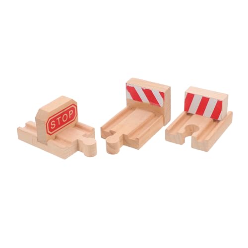 Supvox 3 Stück Holzschiene für den Zug Eisenbahnschienen gebogen Spuren Bahngleis Gefallen an der Bahnstrecke modellbahn zubehör aus Holz Gleismodell Beige Supvox 3 Stück Holzschiene für den Zug Eisenbahnschienen gebogen Spuren Bahngleis Gefallen an der Bahnstrecke modellbahn zubehör aus Holz Gleismodell Beige von Supvox
