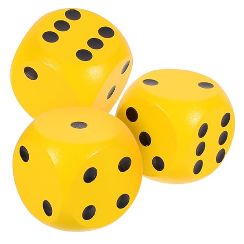 Supvox 3 Stück Holzwürfel Für Brettspiele Würfel Standard-spielwürfel Leere Würfel Lernwürfel Taschenstoffe Lernen Gelb Hölzern Supvox 3 Stück Holzwürfel Für Brettspiele Würfel Standard-spielwürfel Leere Würfel Lernwürfel Taschenstoffe Lernen Gelb Hölzern von Supvox