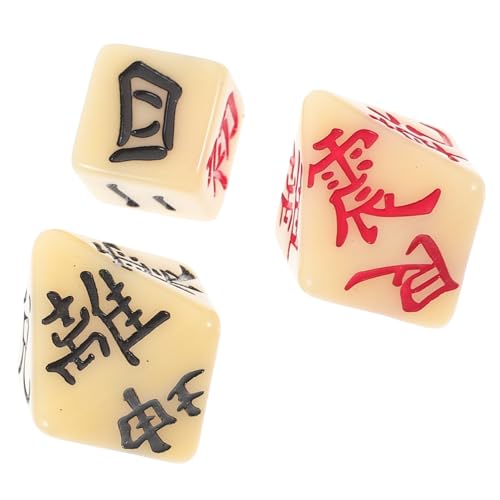 Supvox 3 Stück Ich Ching Dice Alte Weissagungswürfel Wahrsagen Requisiten Für Wahrsagerei-Spiele Würfel Erzählen Würfel Für Wahrsagespielwürfel Led Würfel-stütze Harz Supvox 3 Stück Ich Ching Dice Alte Weissagungswürfel Wahrsagen Requisiten Für Wahrsagerei-Spiele Würfel Erzählen Würfel Für Wahrsagespielwürfel Led Würfel-stütze Harz von Supvox