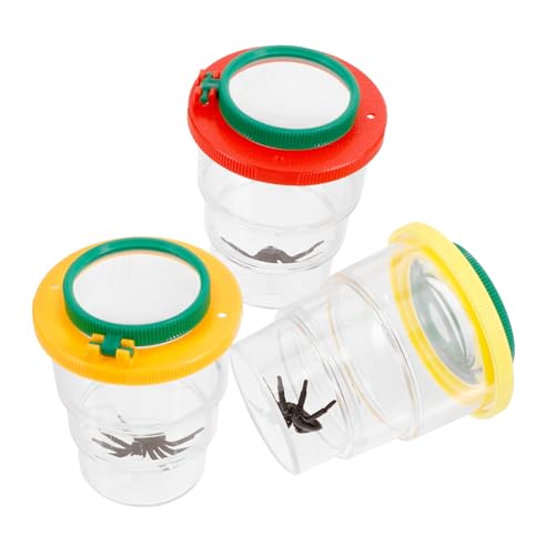 Supvox 3 Stück Insekten Beobachtungsbecher Teiliges mit Lupe Transparenter Behälter für Sicherer Insektenbeobachter Vergrößernde Insektenbox für Naturerkundung und Lernspielzeug Supvox 3 Stück Insekten Beobachtungsbecher Teiliges mit Lupe Transparenter Behälter für Sicherer Insektenbeobachter Vergrößernde Insektenbox für Naturerkundung und Lernspielzeug von Supvox