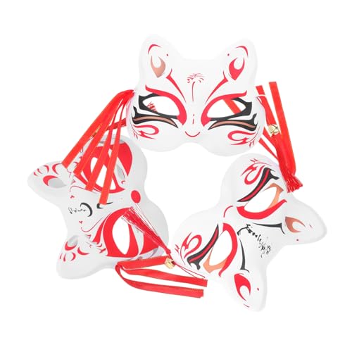 Supvox 3 Stück Katzen Cosplay Masken Handbemalte für Halloween Kostüm und Maskerade Events Geeignet für Erwachsene und Supvox 3 Stück Katzen Cosplay Masken Handbemalte für Halloween Kostüm und Maskerade Events Geeignet für Erwachsene und von Supvox