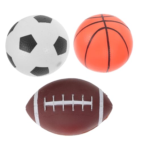Supvox 3 Stück Kickball-Ball Outdoor draußen für Fuß-Augen-Koordination Elastizitätsballspielzeug Ballspielzeug für Flummi Vinyl Supvox 3 Stück Kickball-Ball Outdoor draußen für Fuß-Augen-Koordination Elastizitätsballspielzeug Ballspielzeug für Flummi Vinyl von Supvox