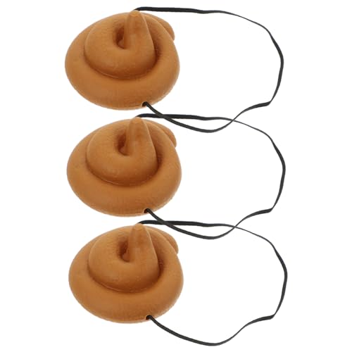 Supvox 3 Stück Kothut- Haarschmuck Für Geburtstagsfeiern Gemacht Kinderkostüm-kopfbedeckung Hut Neuheit Hut Erwachsene Lustig Party Pvc Brown Supvox 3 Stück Kothut- Haarschmuck Für Geburtstagsfeiern Gemacht Kinderkostüm-kopfbedeckung Hut Neuheit Hut Erwachsene Lustig Party Pvc Brown von Supvox