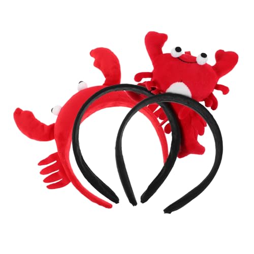 Supvox 3 Stück Krabben Stirnbänder für Mädchen Niedliche Plüsch Haarreifen Multifunktional als Gesichts waschband und Kostüm accessoire für Alltag Party und Cosplay Supvox 3 Stück Krabben Stirnbänder für Mädchen Niedliche Plüsch Haarreifen Multifunktional als Gesichts waschband und Kostüm accessoire für Alltag Party und Cosplay von Supvox