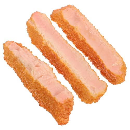 Supvox 3 Stück Lebensmittelmodellspielzeug Haushaltsdekorationen Küchendekor Selber Machen Simulationsfutter Foto-Requisiten Für Gebratene Schweinekoteletts Lehrmittel PVC Supvox 3 Stück Lebensmittelmodellspielzeug Haushaltsdekorationen Küchendekor Selber Machen Simulationsfutter Foto-Requisiten Für Gebratene Schweinekoteletts Lehrmittel PVC von Supvox